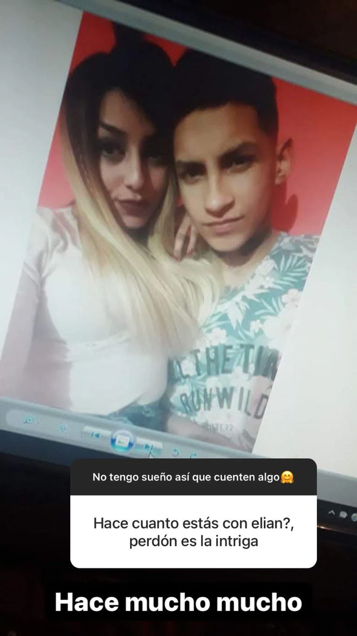 Tamara Báez mostró cómo era L-Gante sin tatuajes en la cara.