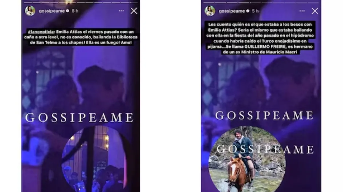 El nuevo amor de Emilia Attias.