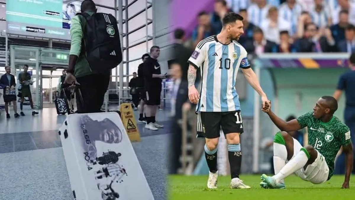 La imagen que eligió Saud Abdulhamid para su valija. La imagen que eligió Saud Abdulhamid para su valija.