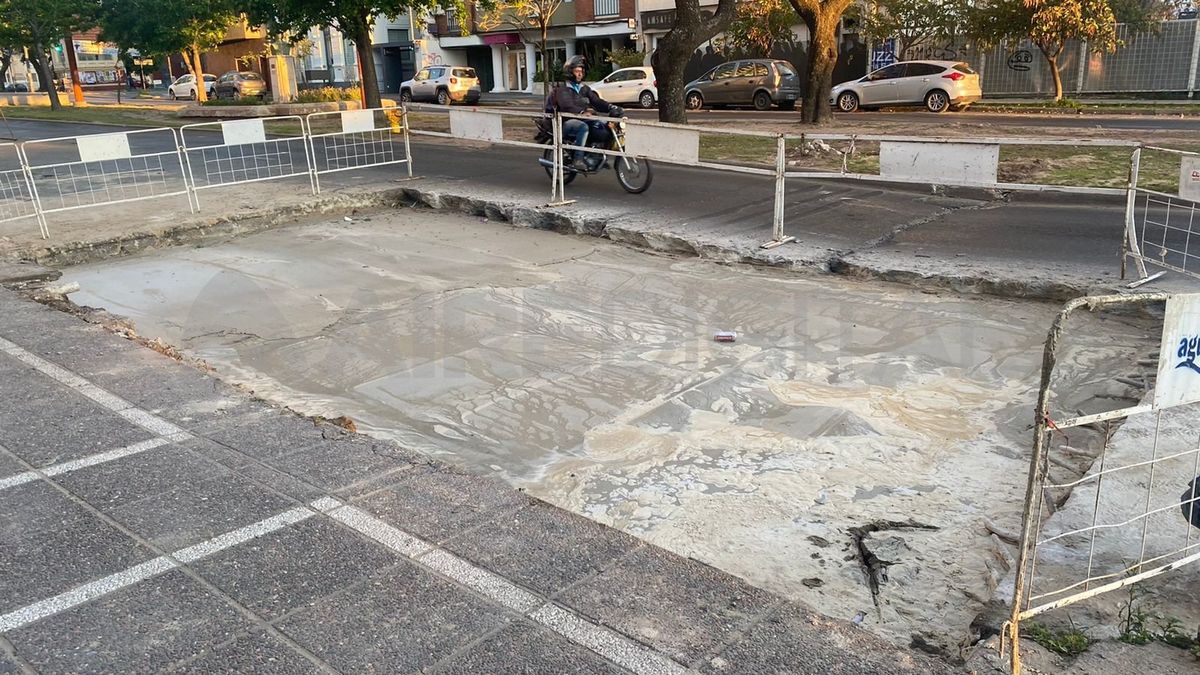 Avanza la reparación del hundimiento de Bulevar Gálvez al 900.