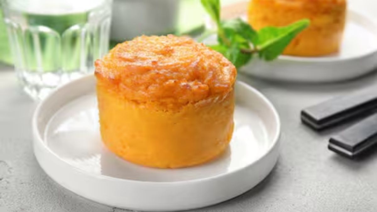 El souffle de calabaza es ideal como principal o guarnición.