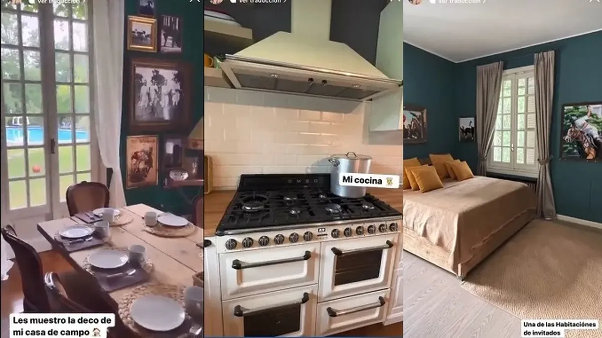 Así es la lujosa casa de campo que tiene Wanda Nara en Milán.