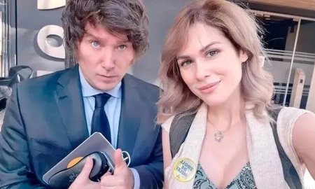Lilia Lemoine y Javier Milei. Lilia Lemoine y Javier Milei.
