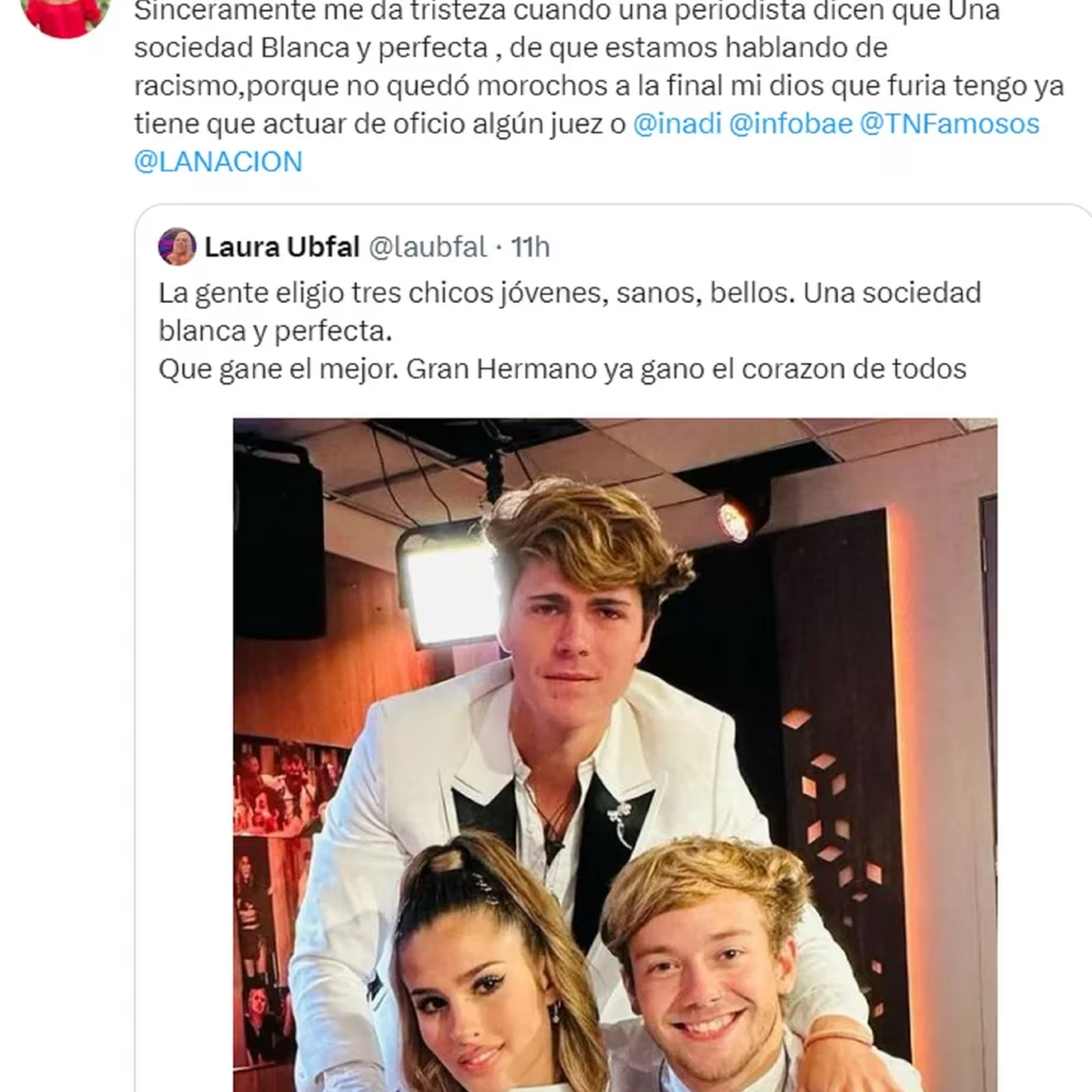 Otro tuit de Anamá contra la panelista de GH. 