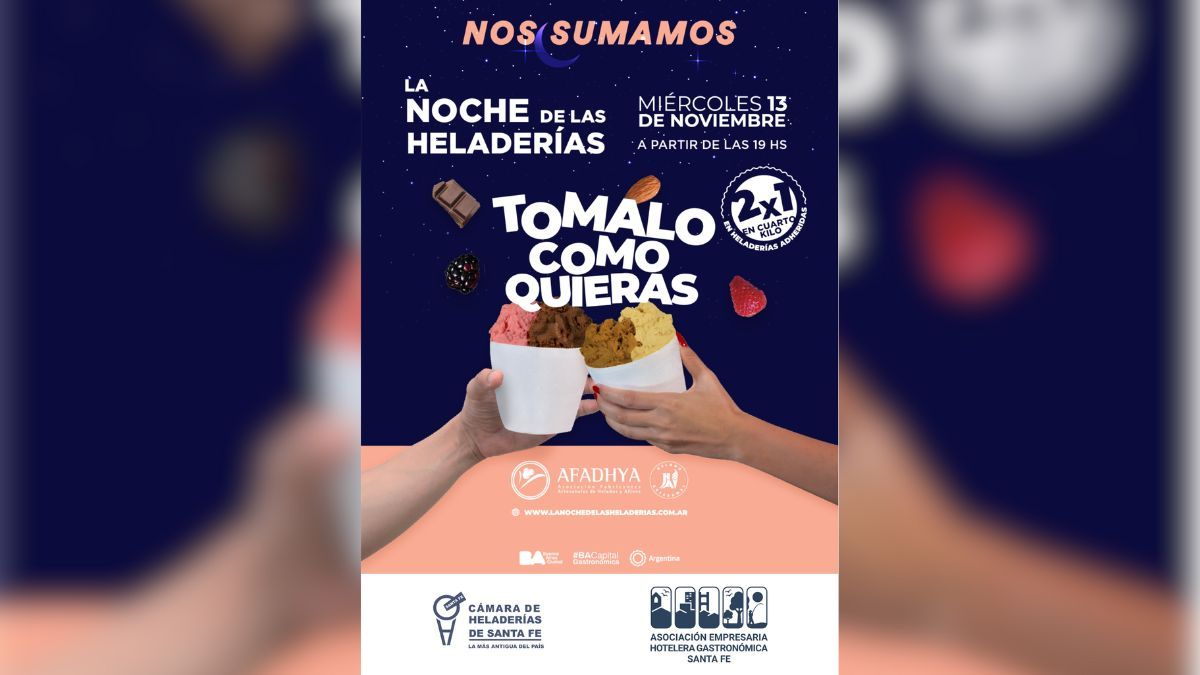 Por octavo año consecutivo, las heladerías ofrecerán 2x1 en sus productos para celebrar la Semana del Helado Artesanal. Por octavo año consecutivo, las heladerías ofrecerán 2x1 en sus productos para celebrar la Semana del Helado Artesanal.