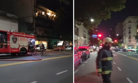 El incendio fue en un edificio de Scalabrini Ortiz al 2342, Palermo. El incendio fue en un edificio de Scalabrini Ortiz al 2342, Palermo.