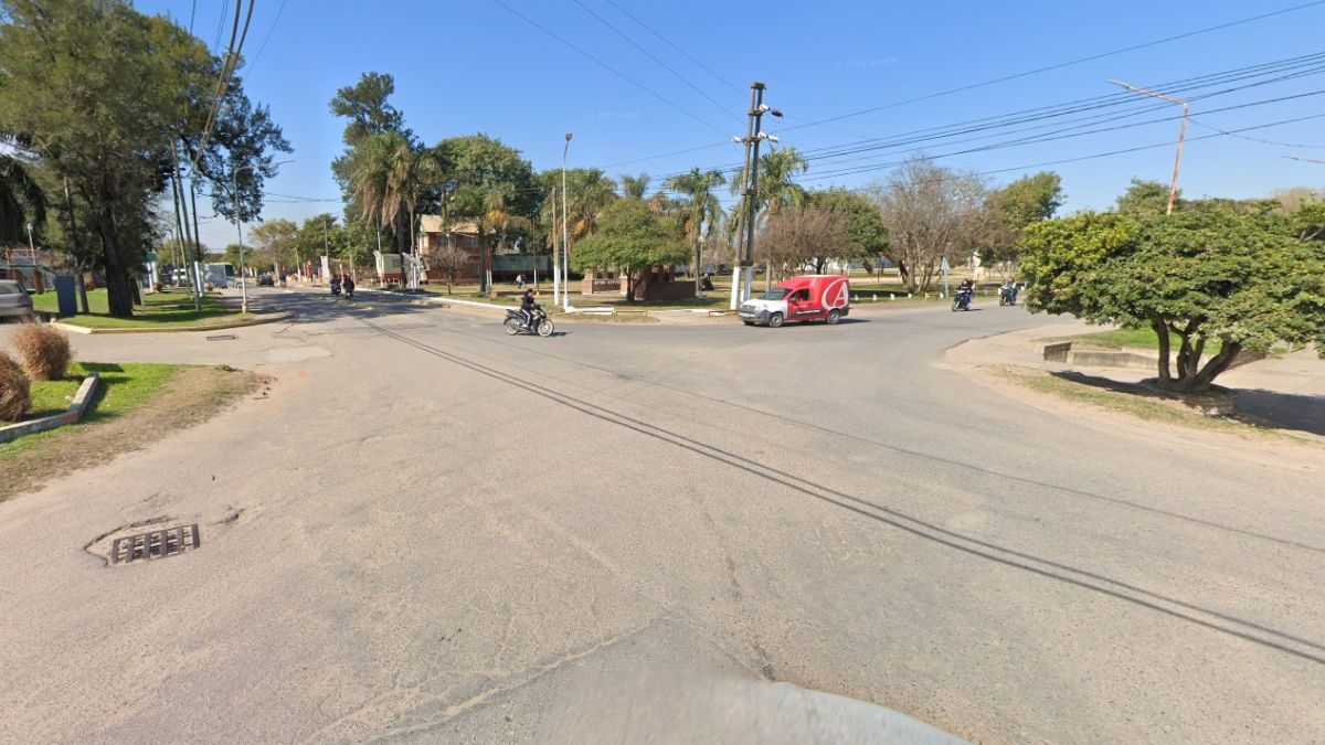 Ocurrió este sábado alrededor de las 21:30 en la intersección de Moreno y Presidente Perón