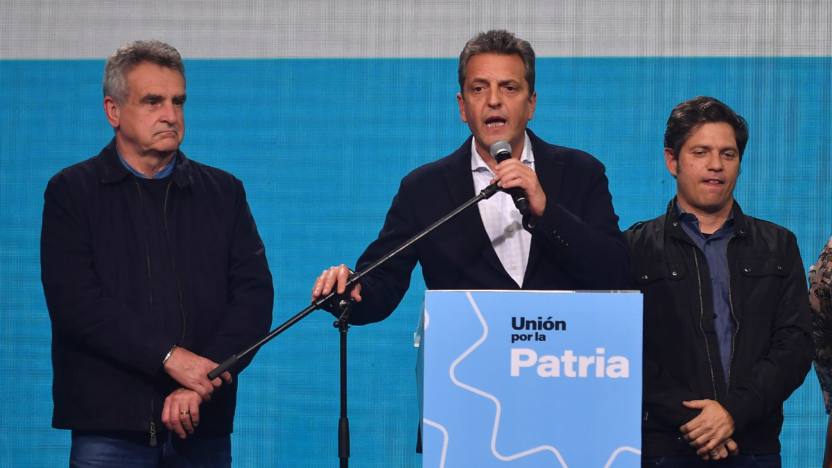 Sergio Massa, ministro de Economía y candidato apresidente de Unión por la Patria.