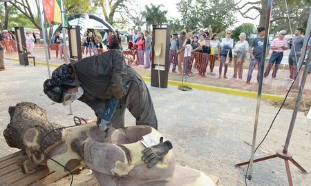 La cuarta edición de la Bienal de esculturas en San Jerónimo del Sauce, se vivirá este fin de semana del 18 de octubre. La cuarta edición de la Bienal de esculturas en San Jerónimo del Sauce, se vivirá este fin de semana del 18 de octubre.