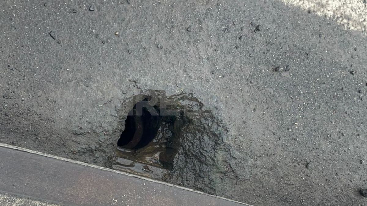 Así quedaron los desagotes en el Puente Carretero. Así quedaron los desagotes en el Puente Carretero.