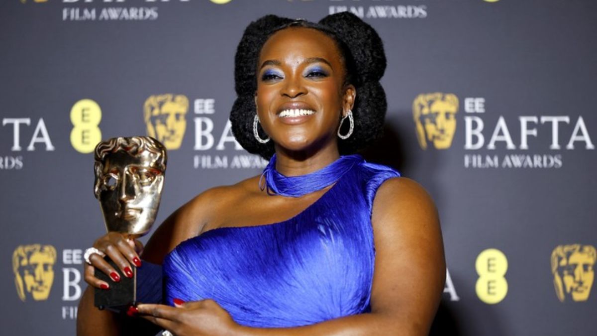 Wunmi Mosaku, la actriz de "Sinners", ganó como mejor actriz de reparto en los BAFTA. Wunmi Mosaku, la actriz de "Sinners", ganó como mejor actriz de reparto en los BAFTA.