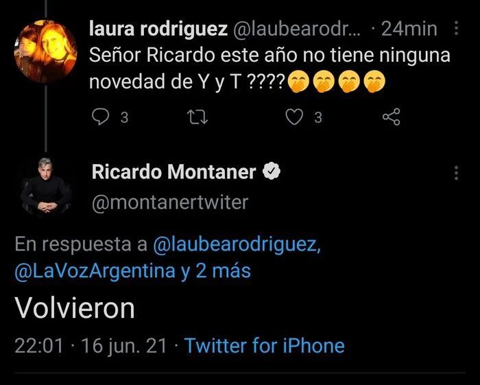 Montaner mandó al frente a Sebastián Yatra y Tini Stoessel. 