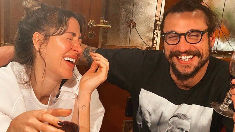 Jimena Barón y Daniel Osvaldo.