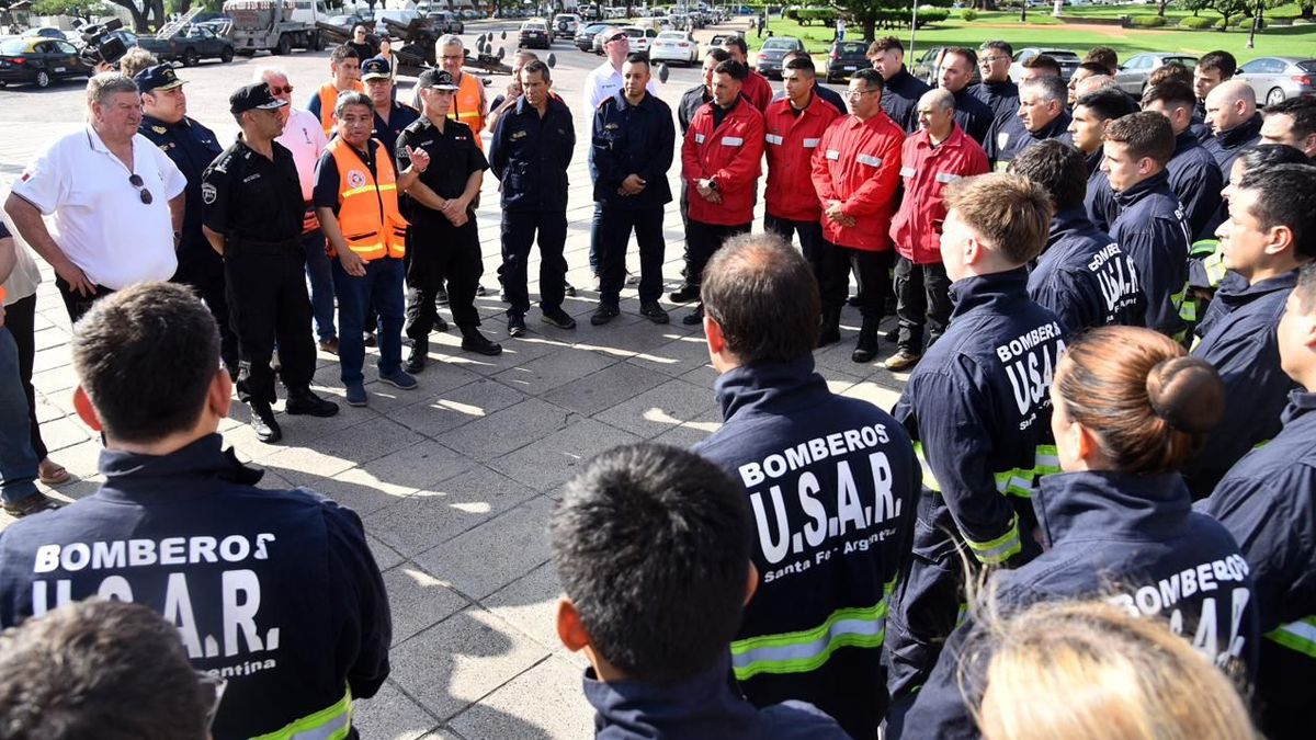 Brigadistas santafesinos colaborarán en la búsqueda y rescate de víctimas en el derrumbe del Hotel Dubrovnik