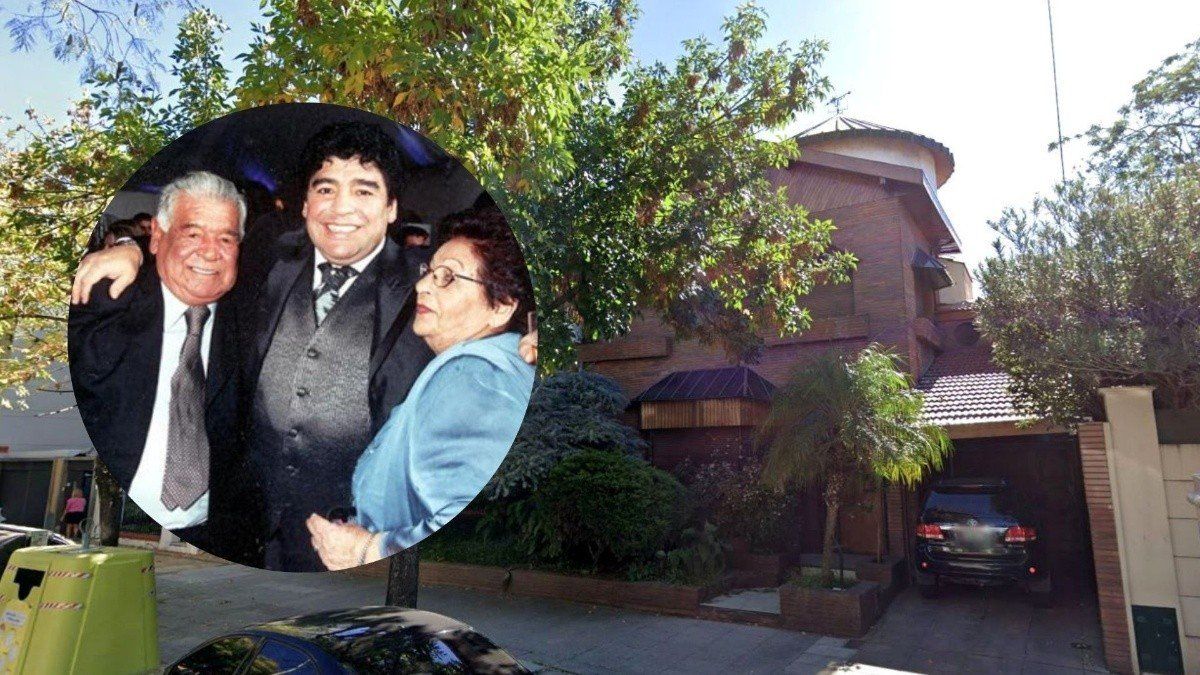 Así está la casa de Maradona que se subasta en diciembre: vacía y con pertenencias
