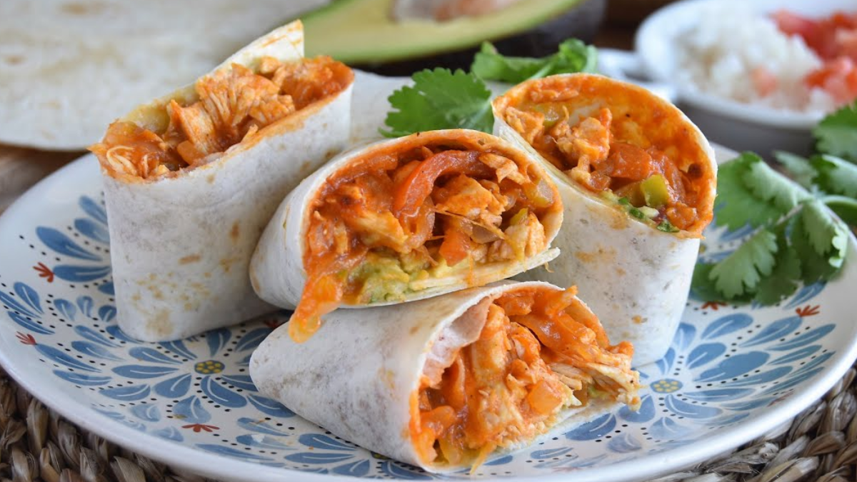 Cómo hacer burritos de pollo en casa: la receta fácil
