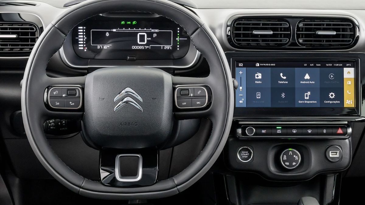 Así es el interior del Citroën C4 Cactus. Así es el interior del Citroën C4 Cactus.