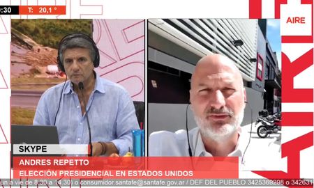 El análisis de Andrés Repetto en Ahora Vengo este viernes. Estados Unidos enfrenta una crisis democrática, según afirmó el especialista en una entrevista con Luis Mino. El análisis de Andrés Repetto en Ahora Vengo este viernes. Estados Unidos enfrenta una crisis democrática, según afirmó el especialista en una entrevista con Luis Mino.