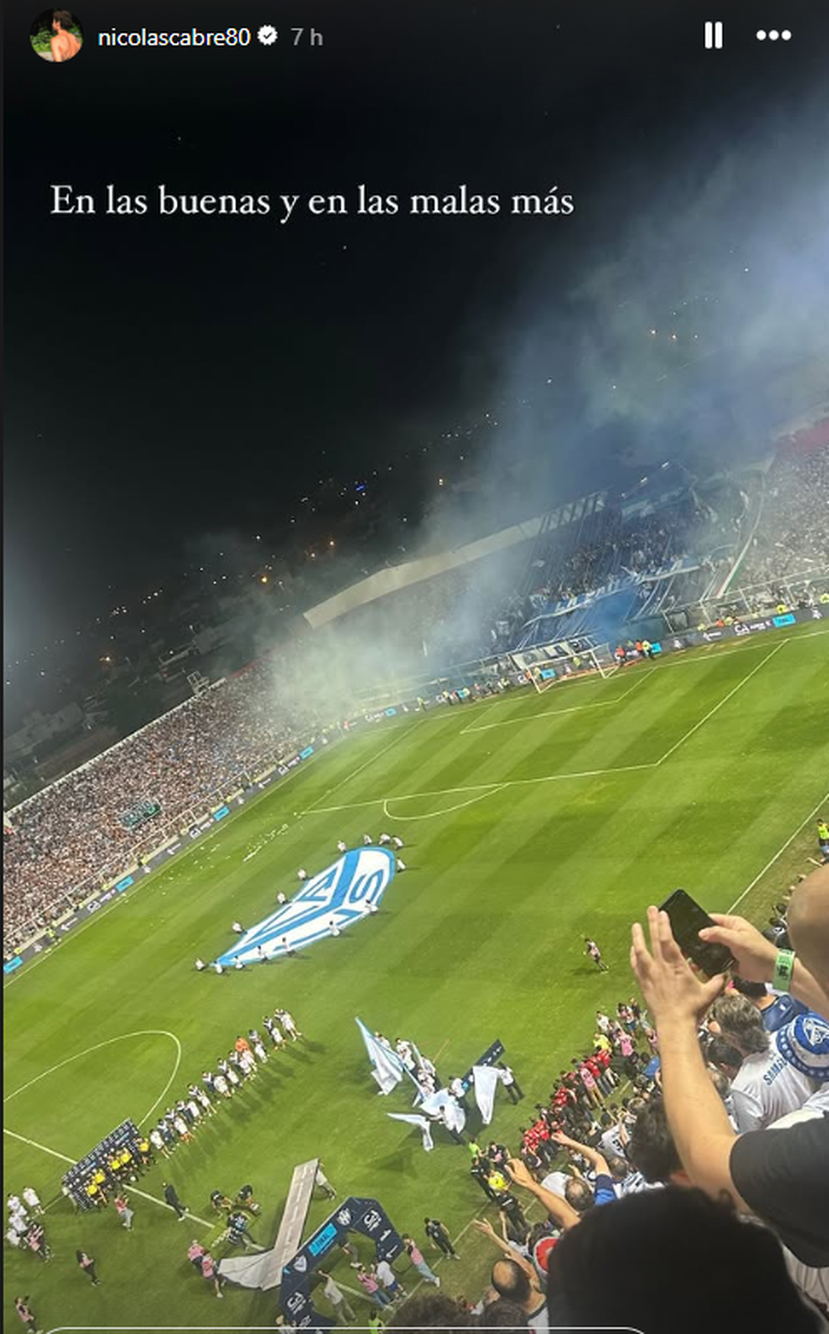 El posteo de Nicolás Cabré tras el partido de Vélez vs. Central Córdoba por Copa Argentina. El posteo de Nicolás Cabré tras el partido de Vélez vs. Central Córdoba por Copa Argentina.