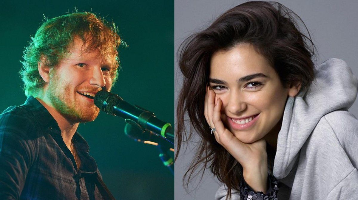 Ed Sheeran y Dua Lipa, los favoritos de los Brit Awards