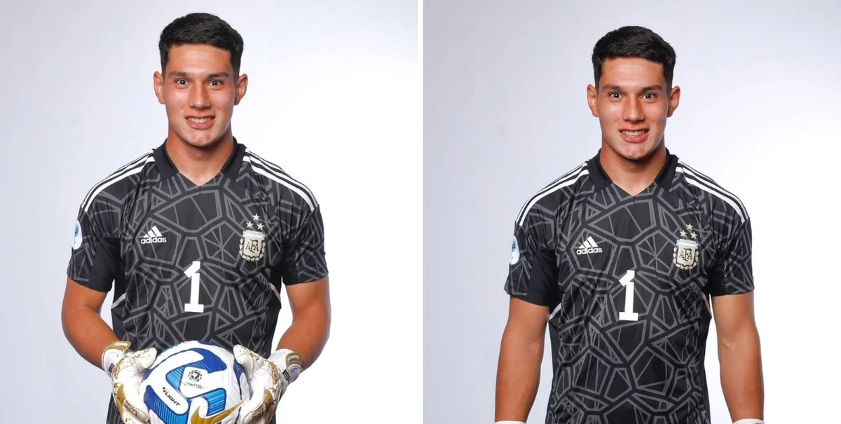 Froilán Díaz, arquero de Unión y la Selección Argentina Sub-17. Froilán Díaz, arquero de Unión y la Selección Argentina Sub-17.