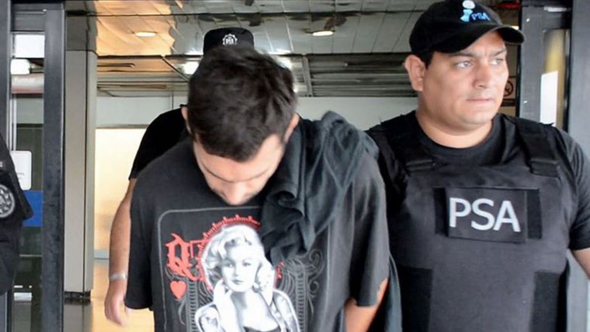 Ignacio “Ojito” Actis Caporale cuando fue detenido por primera vez en 2016.