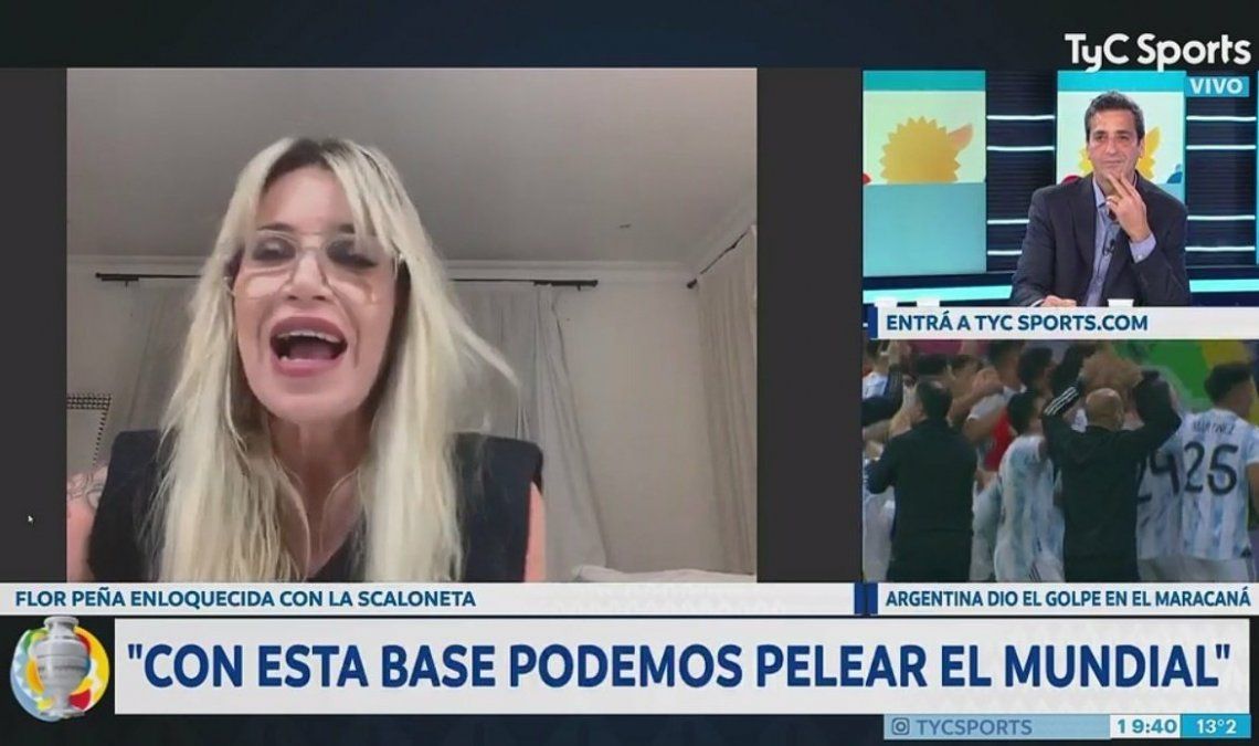 Flor Peña habló del presente de la Selección Argentina y fue criticada en Twitter.