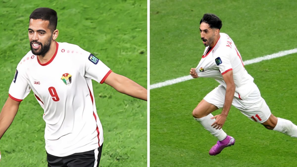Ali Olwan marcó 9 goles y Yazan Al Naimat 8 en la clasificación al Mundial. Olwan juega en el Al-Karma de la 1° de Irak y Al-Naimat en el Al-Arabi de la Liga de Catar. Ali Olwan marcó 9 goles y Yazan Al Naimat 8 en la clasificación al Mundial. Olwan juega en el Al-Karma de la 1° de Irak y Al-Naimat en el Al-Arabi de la Liga de Catar.
