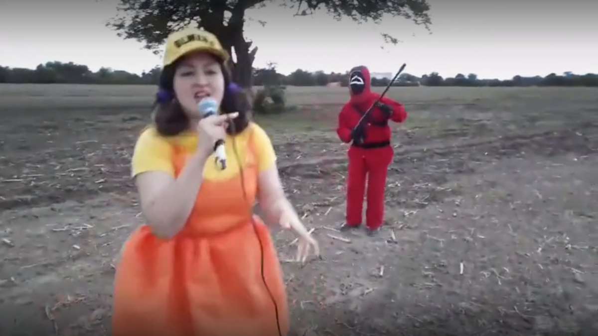 La candidata a senadora de Juntos por el Cambio Griselda Galleguillos, protagoniz&oacute; un aviso de campa&ntilde;a caracterizada como la popular serie.