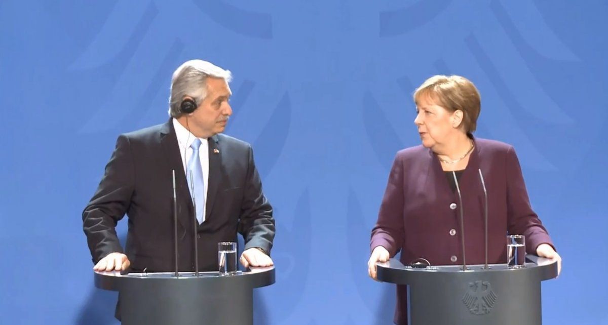 El mensaje conjunto de Fernández y Merkel en Berlín tras la reunión