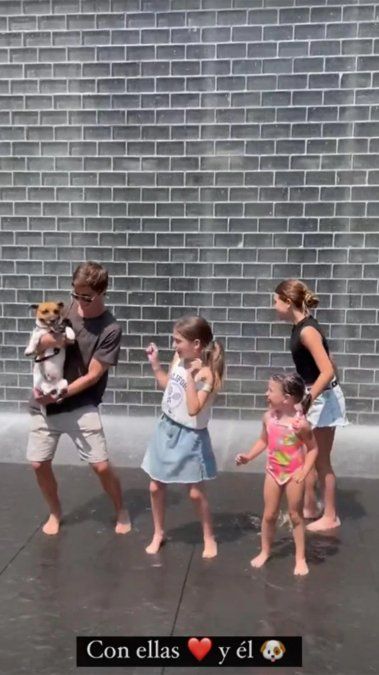 Gastón Dalmau y su familia.