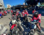 El fuerte reclamo de los riders santafesinos se hizo sentir en la ciudad de Santa Fe. El fuerte reclamo de los riders santafesinos se hizo sentir en la ciudad de Santa Fe.