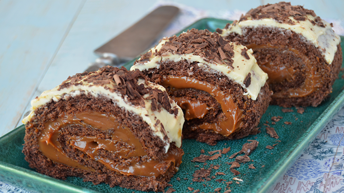 Receta de pionono dulce.