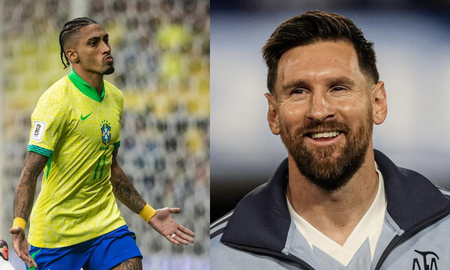 El picante mensaje de Lionel Messi a Raphinha, tras el 4-1 de Argentina a Brasil: Siempre hablando... El picante mensaje de Lionel Messi a Raphinha, tras el 4-1 de Argentina a Brasil: Siempre hablando...