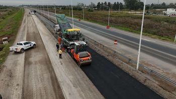 Avanza a buen ritmo la obra del tercer carril de la autopista Rosario - Santa Fe