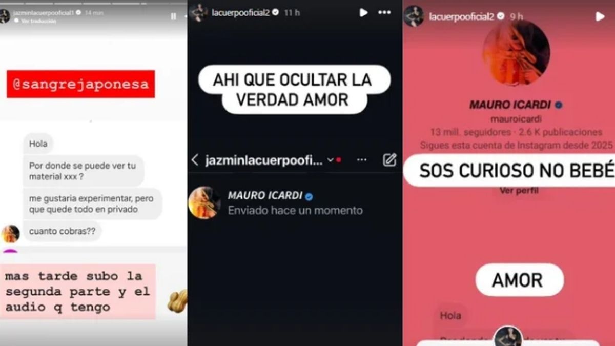Los supuestos chats de Mauro Icardi que filtró la Cuerpo. Los supuestos chats de Mauro Icardi que filtró la Cuerpo.