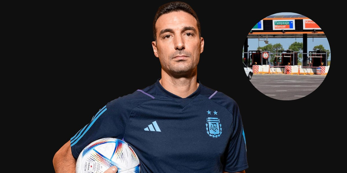 Lionel Scaloni y el día que se quedó sin lpata en el peaje.