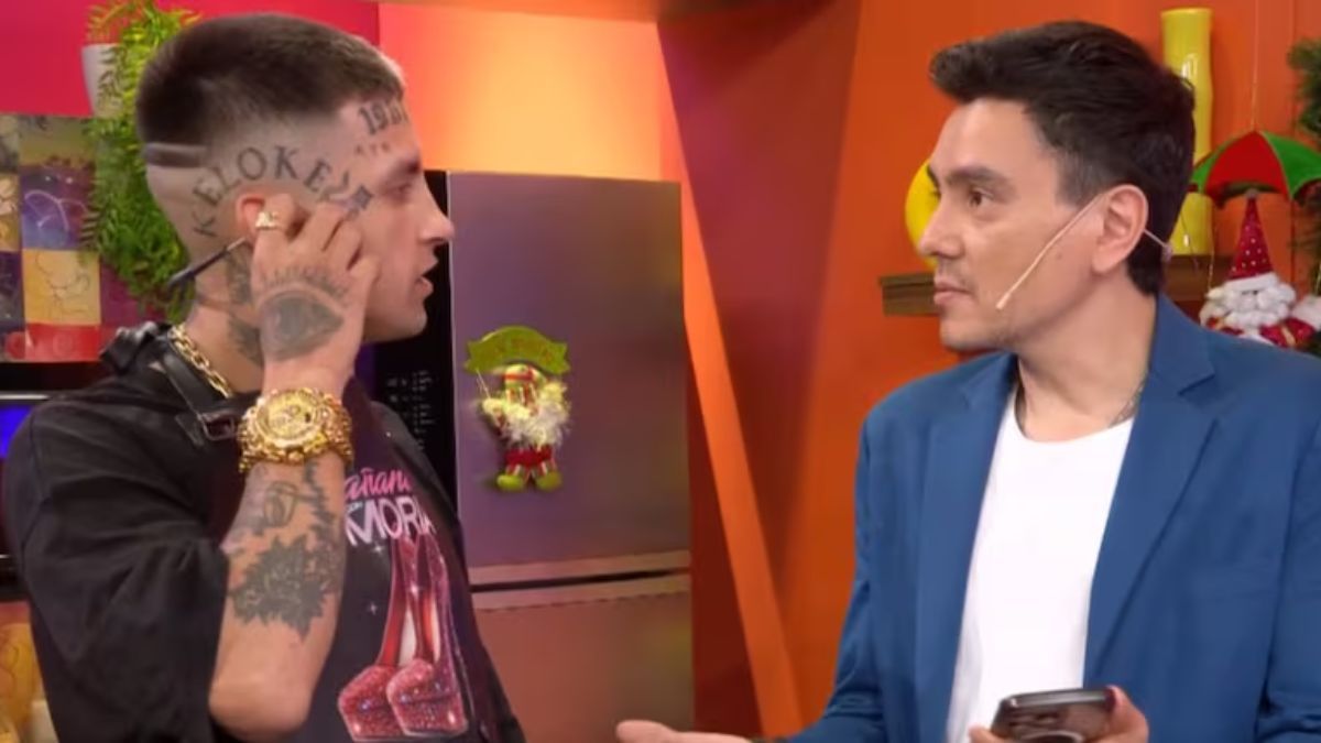 Tenso cruce en vivo entre L-Gante y Gustavo Méndez en el programa de Moria Casán.