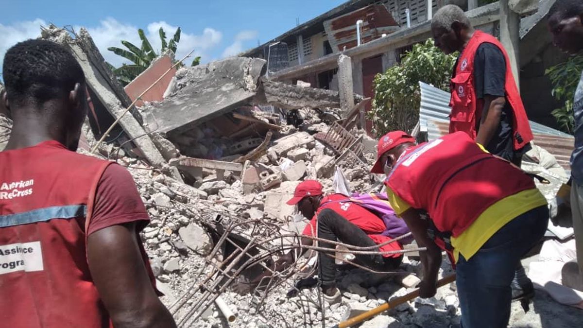 Cerca de 600.000 personas fueron directamente afectadas por el terremoto en Haití y necesitan ayuda humanitaria urgente.