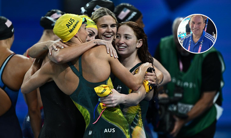 Bob Ballard fue despedido luego de hacer un inoportuno comentario sobre las nadadoras australianas en París 2024. Bob Ballard fue despedido luego de hacer un inoportuno comentario sobre las nadadoras australianas en París 2024.