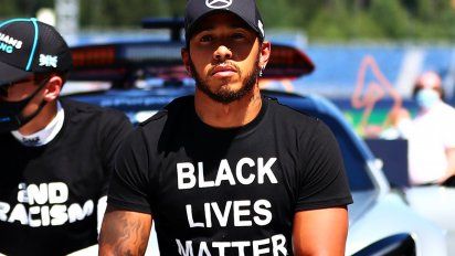 Lewis Hamilton volvió a reclamar contra el racismo y desde la Fórmula 1 lo apoyaron
