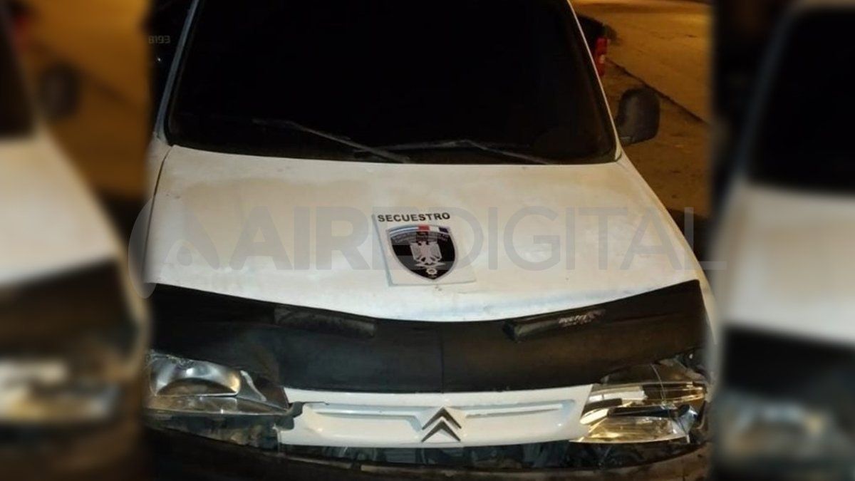 La Citröen Berlingo en la que iba el prestamista detenido. 