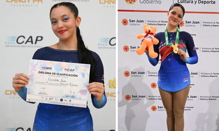 Josefina y Ana Sol, de San Javier, clasificaron para competir en el Campeonato Sudamericano de Patín y buscan recaudar fondos para cubrir los gastos de viaje.