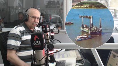 La “isla flotante” llegó desde Holanda y fue una máquina clave en la construcción del Túnel Subfluvial