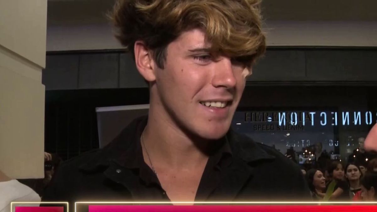 Marcos Ginocchio sobre La China Suárez / Captura de TV&nbsp;