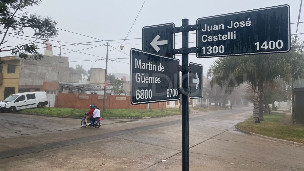 Güemes y Juan José Castelli, uno de los lugares donde los vecinos del barrio María Selva son víctimas y testigos de robos.