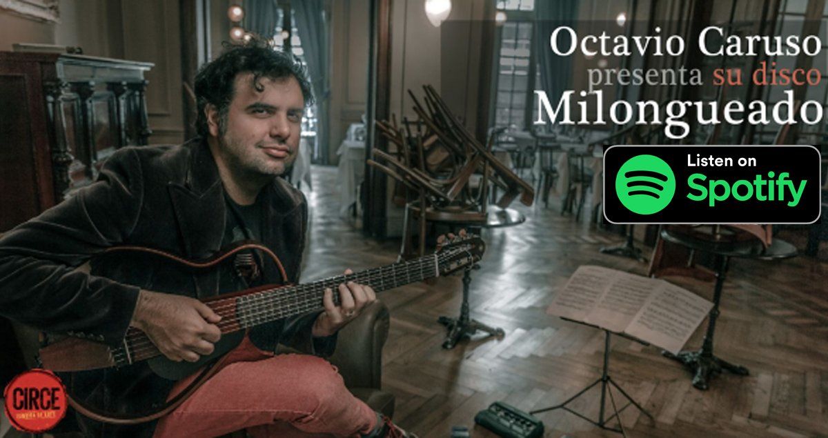 Octavio Caruso, autor de Milongueado, se presentó en Aire de Santa Fe