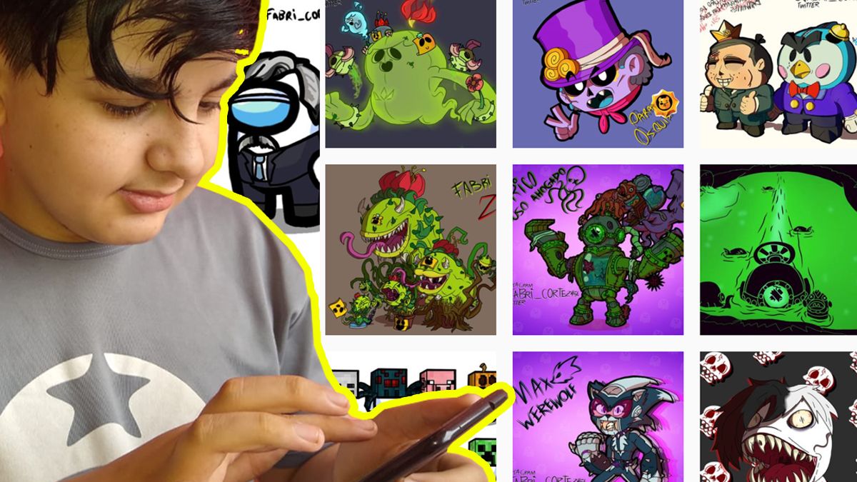 Fabrizio tiene 13 años y su sueño es tener una tableta digitalizadora para avanzar en su nivel de dibujo.