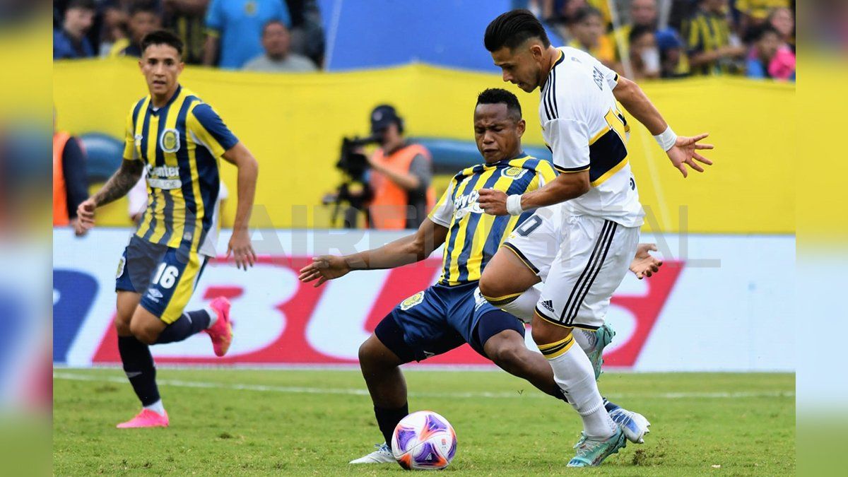 Boca le empató a Rosario Central en el último minuto del partido.