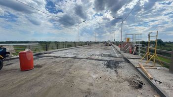 Finalizaron los trabajos sobre el puente Carretero y este lunes se rehabilitaría el paso